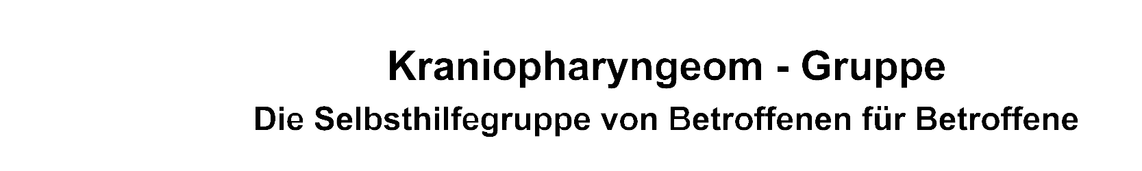 Die Kraniopharyngeom-Selbsthilfegruppe